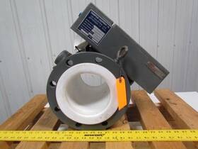 10d1430a Fischer & Porter Co And Magnetic Flowmeter Flow Tube 6 Inch Teflon