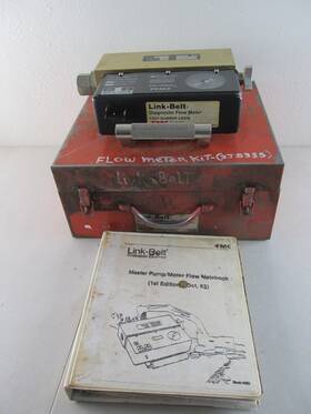 Pfm6-200 Flo-tech Flo-check Link-belt Portable Digital Hydraulic Tester With Case