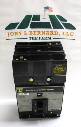 Ft4x-06ie1rs Fox Thermal Square-d Fa34015 Molded Case Circuit Breaker 15-amp Clean - Used