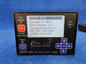 Spc-1-us220-232-n-n Gamma Vacuum 40-pos-7kv-k1 Digitel Spce Ion Pump Power Supply