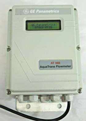 At868w-2-1-1 Ge Panametrics #at868w-2-1-1 Aqua Trans Flowmeter For Parts / Repair