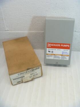 Cb07412g Goulds 3/4hp Quick Disconnect Control Box 1ph 60hz 230v 00054gp As Is