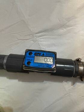 Gpitmionq9lma Gpi Tm Series 1 Inch Fnpt Electronic Water Flow Meter With Lcd Display