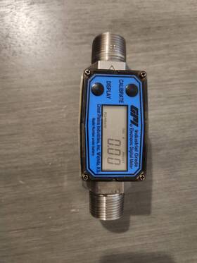 S100n Gpi Great Plains Industries Turbine 316 Stainless Steel Flow Meter 1 Inch Npt
