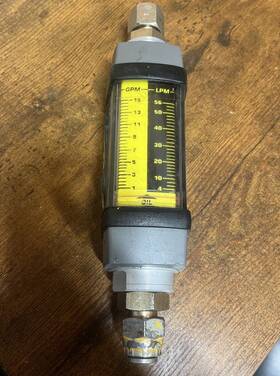 H600a-15 Gpm Hedland Variable Area Flow Meters Flowmeter 1.0-15 / 4-56 Gpm/lpm