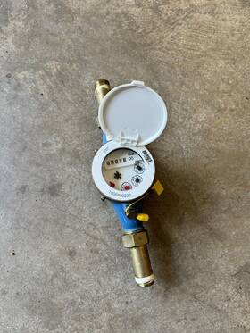 M00265219 Hays Fluid Control Valve Flow Meter 3/4 Inch Untested As Is
