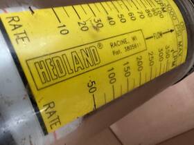 801100 Hedland Aluminum Oil Flow Meter 3000psi Max