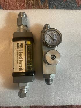 H700a-030 Hedland Flowmeter And Anchor Fluid Powerfs#16-1 Flow Control