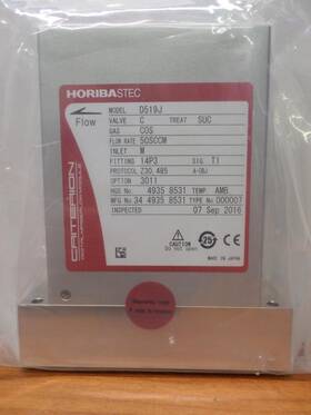 D519j Horiba Stec Gas Cos 50 Sccm Option 3011 Mass Flow Controller