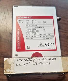 D517j Horiba Stec Sec-z719 C-gas N2. 10000 Ctiterion Works Well 50 Sccm