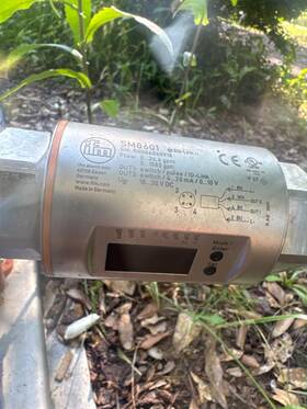Sm2601 Ifm Flow Meter 2 Inch Npt 1.3-160 Gpm