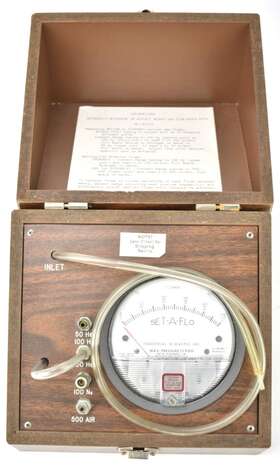 956-6515 Industrial Scientific Set-a-flow Flow Meter Br - Hydrogen Helium Nitrogen