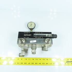 9923 John Crane Safeunit Stainless Steel Water Control /monitoring Manifold 15gpm Lpm