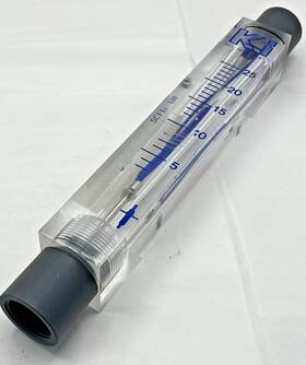 61717 Key Instruments Flowmeter 13-25 Scfm Air 5/8 Inch Lens Rotameter