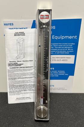 74c217g022223230 King Instrument 7430 Series Low Flow Glass Tube Rotameter