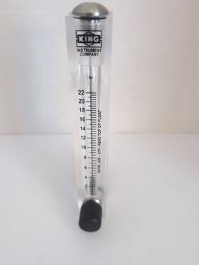 75303125c07 King Instrument Co. Flow Meter 100 F 38 C Max Psi