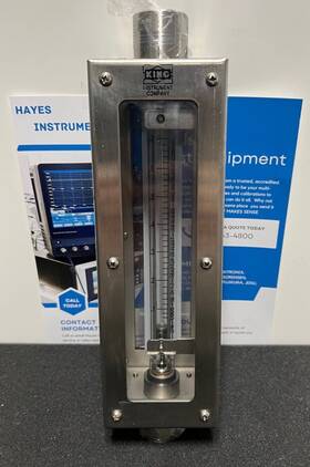 761223-33cp King Instrument 7610 Series Borosilicate Rotameter Without Alarm