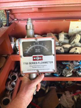771-1-2-4-0-713 King 7700 Series Flowmeter Model 7711240713