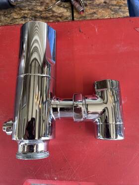 10668-cp Kohler Wave 0.5 Gpf Urinal Flush Valve Polished Chrome