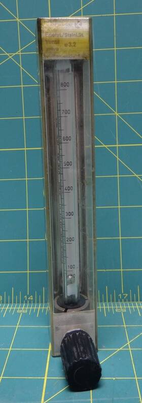 174-1 Krohne 174-1/1 Flow Meter 333 Argon 1 2 Bar Abs