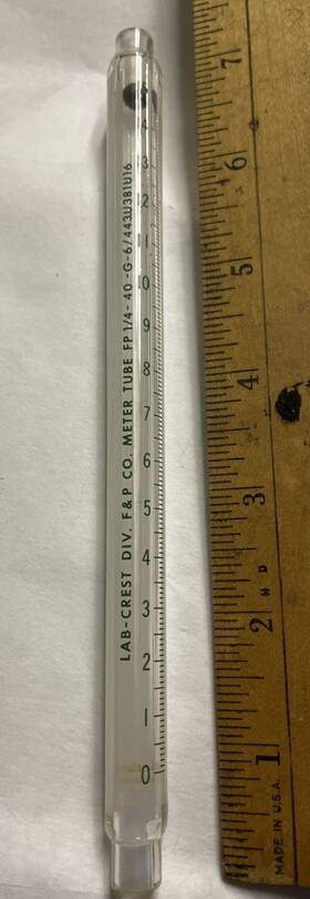 443u381u16 Lab Crest 1/4-40-g-6/443u381u16 Div. F&p Co. Meter Tube Fp Replacement