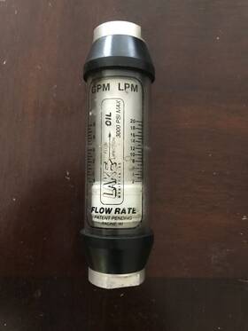 B3a-6 Lake Monitors Inc To 5 Gpm 1/2 Inch Npt Flow Meter