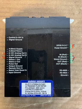 Usc-d01 Malema M-2111 Ultrasonic Flow Meter