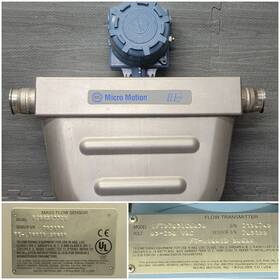 Ift9703ic6m3u Micro Motion R200si352u Mass Flow Sensor W Transmitter