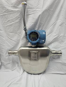 Cmfs075m352nfamekzz Micromotion Micro Motion Mass Flow Meter With Emerson Transmitter 5700