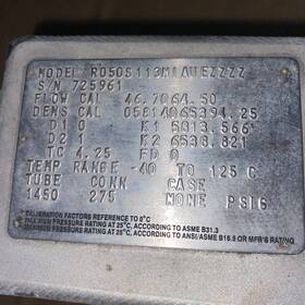 R030s11nauezzzz Micromotion Emerson Micro Motion Flow Meter Ift9703ic6d3u