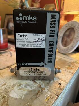 1179a02551cs1bv Mks Mass Flow Controller Gas C02 Range 50 Sccm Calibrated