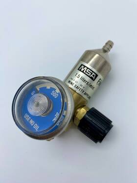 467896 Msa Fixed Flow Gas Control Regulator 1.5 Liters/m Inch / 1000 Psi