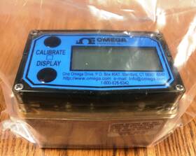 Ftb791 Omega Engineering Flowmeter Lcd Display 1/2 Inch Fnpt K/f 2475 1500 Psi