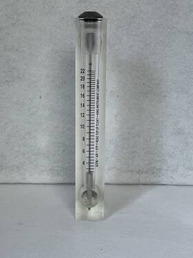 Fl4514 Omega Flow Meter Rotameter 2.5 22 Acrylic Panel Mount Inch Npt