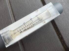 Fl7303 Omega Gpm Liquid Acrylic Rotometer Variable Area Flow Meter