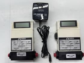 Fma-5605 Omega Fma5605 2 Flow Meters With Adapter - Working