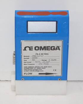Fma-a2307 Omega Fmaa2307 Digital Display Mass Flow Meter N2 Gas 2 Slpm Range 250 Psig