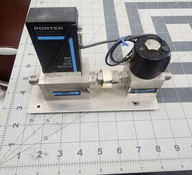 Parker Porter 202-apasvdfx Lb-366 Mass Flow Meter Controller 30 Scfh B1s2