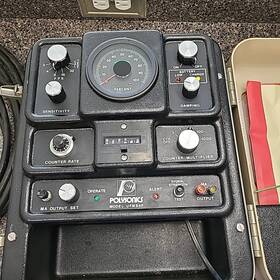 Ufm84p Polysonics Vintage Ultrasonic Flowmeter Powers On Read