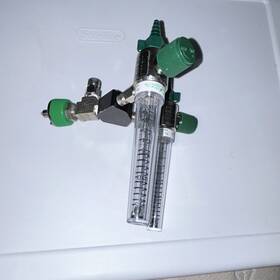 Precision Medical 3056 O2 Rotameter Flow Meter 1/4 In 0-15 L/min