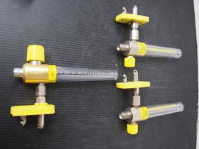5mfa2001 Precision Medical Inc. 5fma2001 5mfa Aluminum Body Flowmeter Flow Meter Lot Of 3