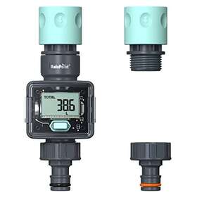 Ics006 Rainpoint Water Flow Meter Fit For 3/4ftft Faucet And Hose Green