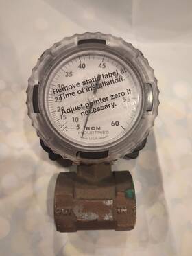 2-71-l-60 Rcm Industries 1/2-71-l-60 1 Flow Meter 60gpm 180psi