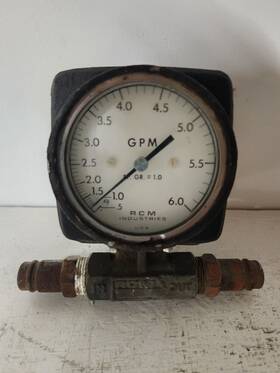 4-71-r-6 Rcm Industries 3/4-71-r-6 Flow Meter Flo Gage Model 3/4 Inch -71-r-6