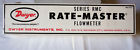 Rmc-121 Dwyer Rate Master Flowmeter Scale Scfm Air