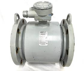 8705tsa080c1w0n0g1 Rosemount 8 Inch Magnetic Flow Tube 8075 And Wall Mount Transmitter 8712 Good Cond