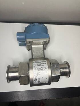 8721asa020ua2n0 Rosemount Magnetic Flow Tube Meter 2 Inch Sanitary Fittings