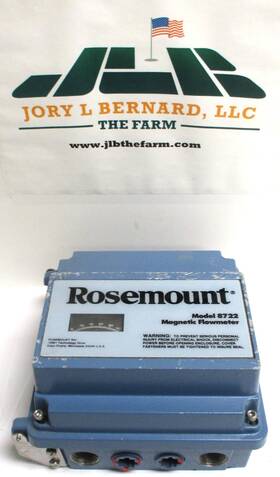 8722ra12 Rosemount Magnetic Flowmeter Transmitter 115-vac Clean - Used
