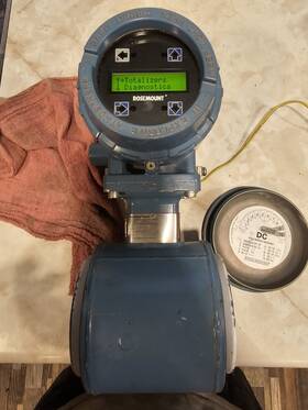 8732emt2m1n6m4 Rosemount 3 Inch 8732e Mag Meter Flowmeter 12 To 42 Volt Power Modbus Pulse Out