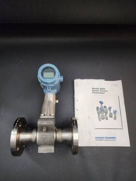 8800cr020sa1n1d1e5m5 Rosemount 8800 F015sa1n1d1e5m5 Vortex Flowmeter With Manual Used